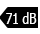 71-dB